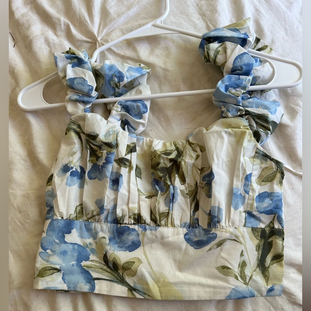 Abercrombie Floral Crop Top